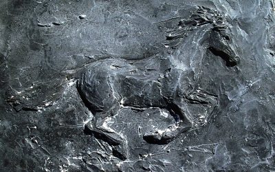 «Al galope» Relieve.